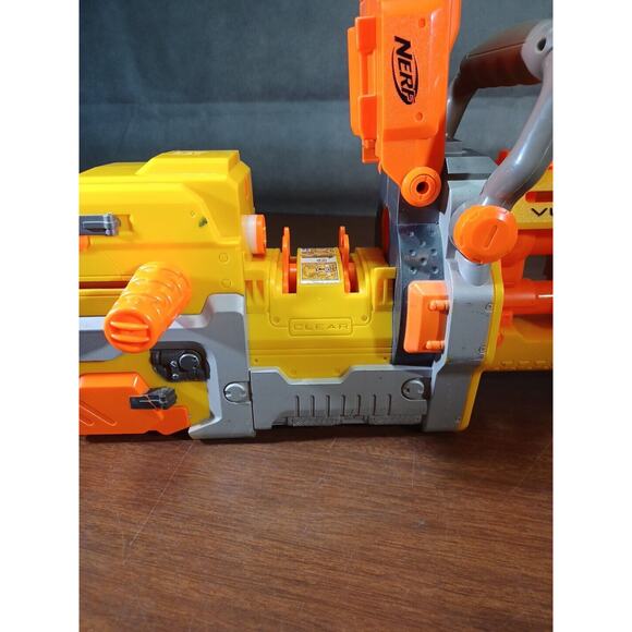 NERF VULCAN EBF-25 GUN /BELT/DARTS WORKING CONDITION - Picture 6 of 7